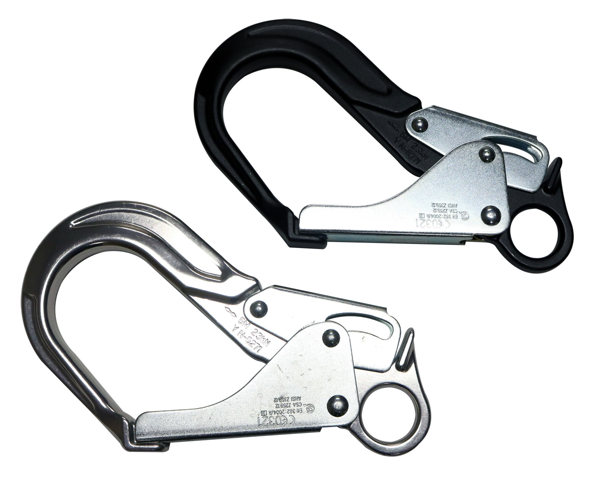 KwikSafety Rebar Romeo Rebar Chain Assembly (Self-Locking Hooks) ANSI Osha Lightweight Steel Positioning Safety Lanyard - Model No.: KS7708
